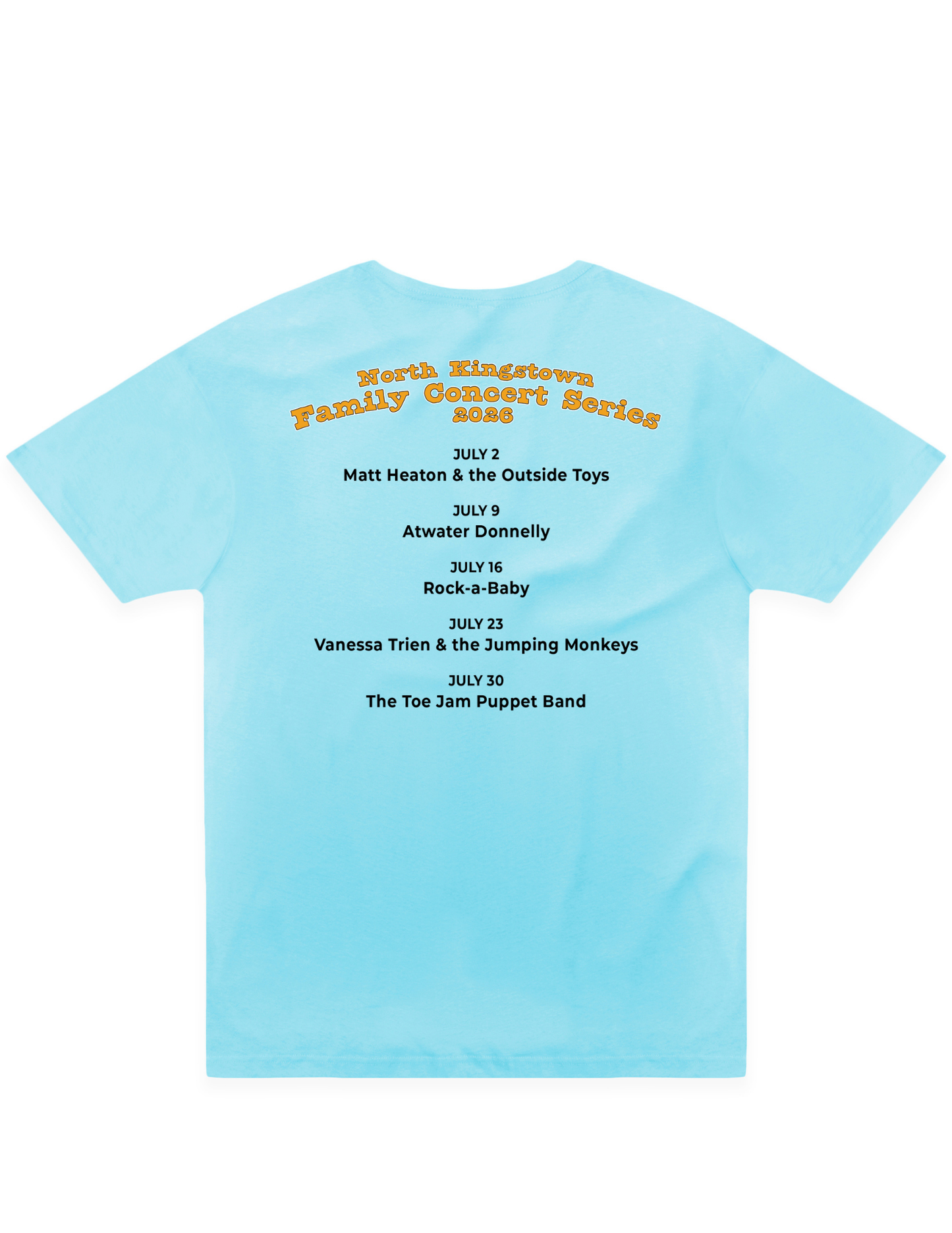 NKAC Unisex Family Concert Series 2026 T