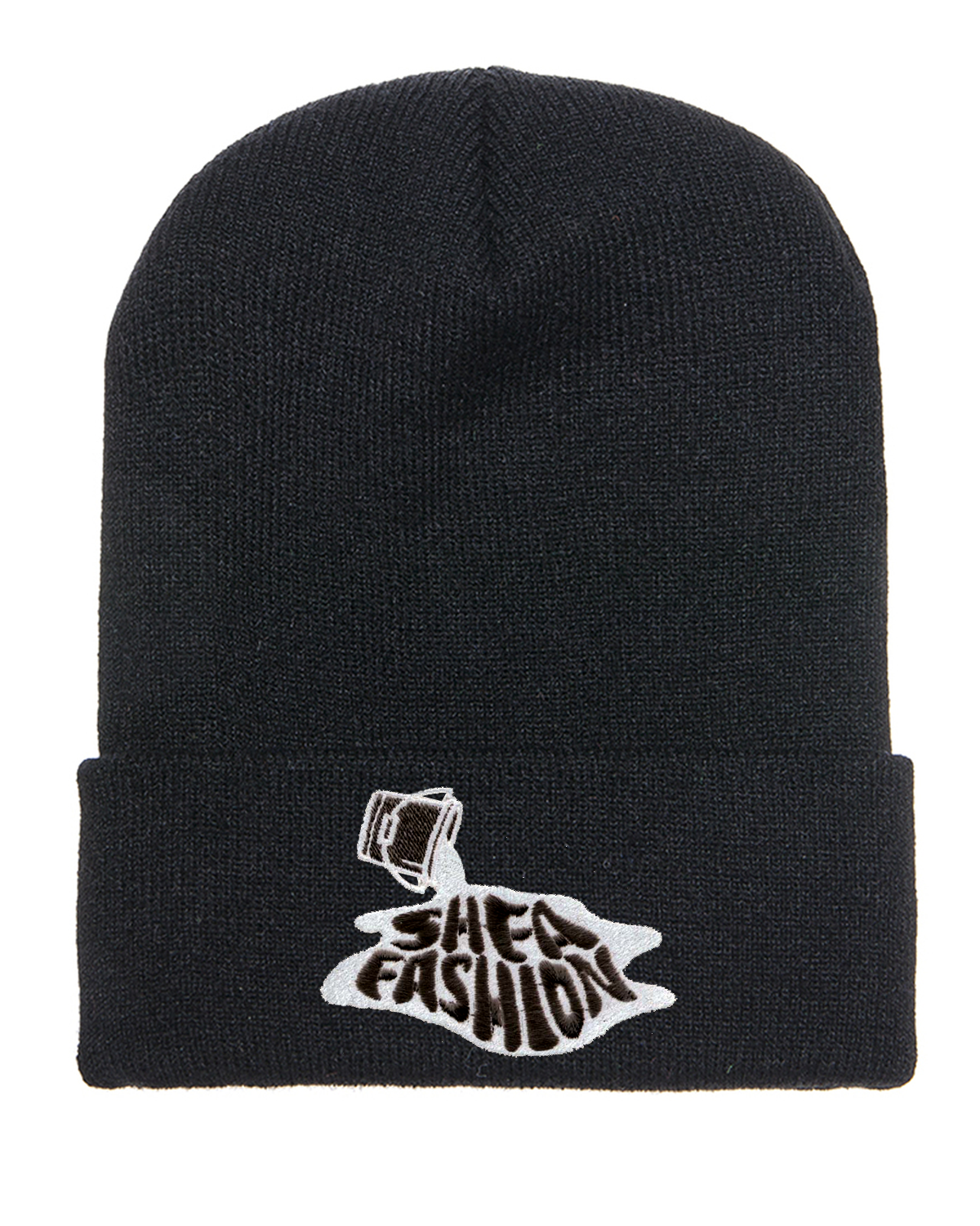 Shea Fashion Embroidered Cuffed Beanie