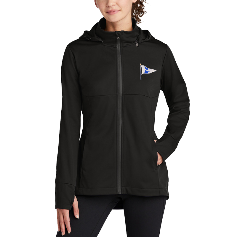 WYC Women's Embroidered Sport-Tek Soft Shell Hooded Jacket