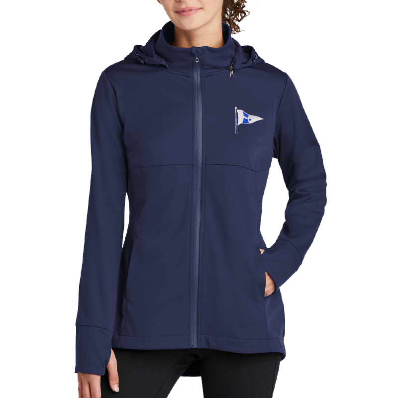 WYC Women's Embroidered Sport-Tek Soft Shell Hooded Jacket