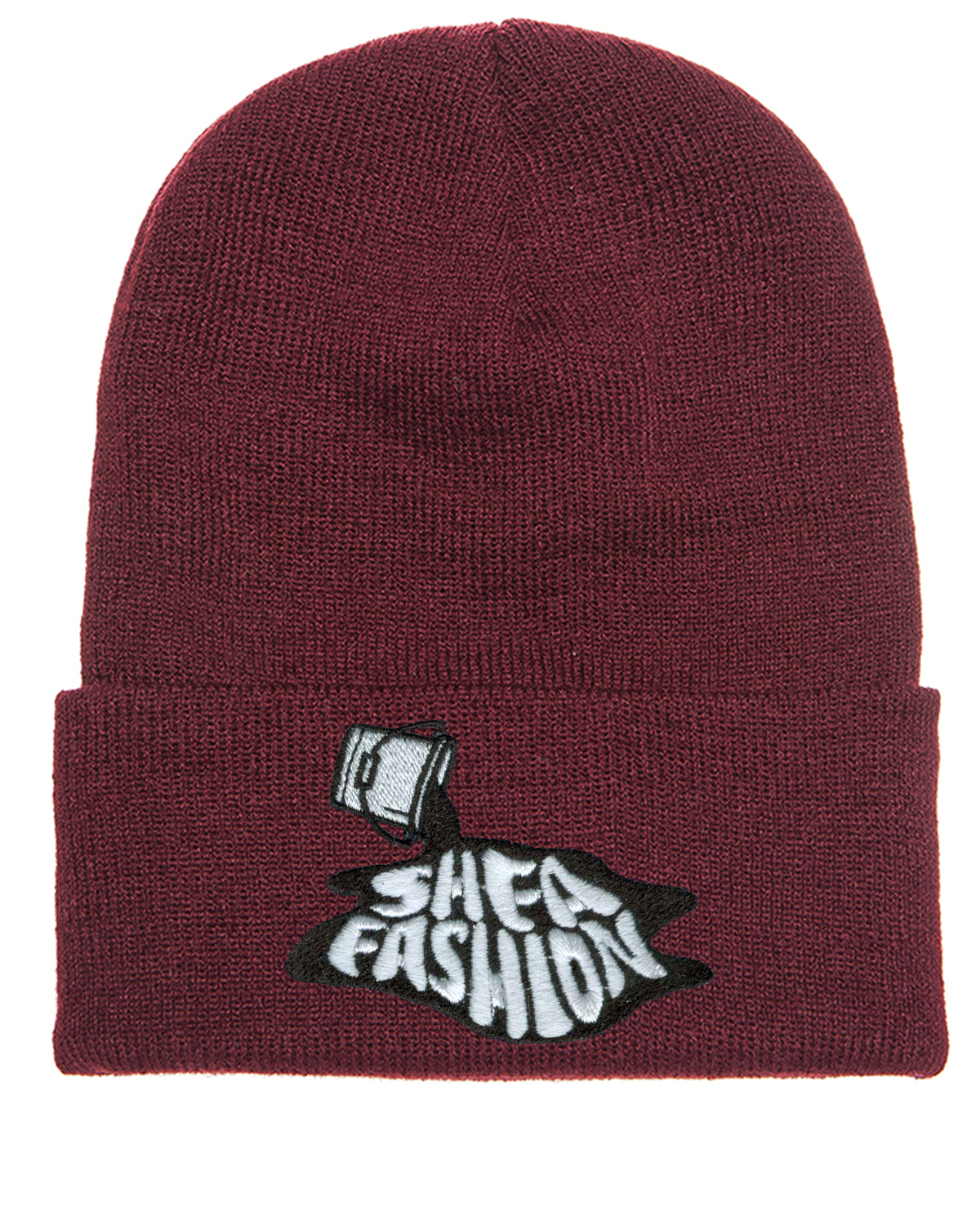 Shea Fashion Embroidered Cuffed Beanie
