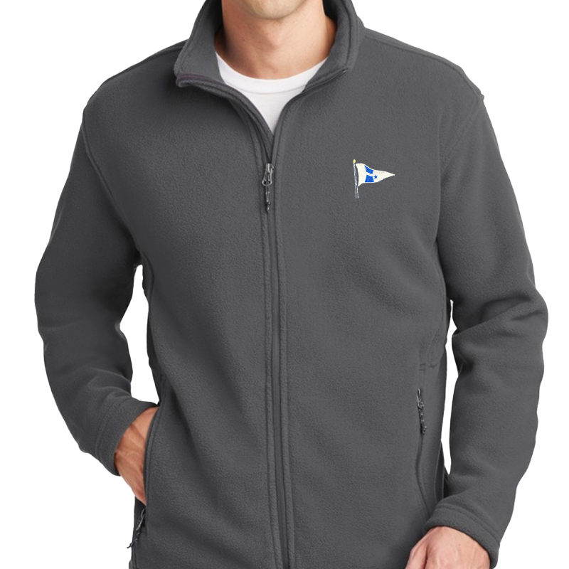 WYC Mens Embroidered Midweight Fleece Jacket