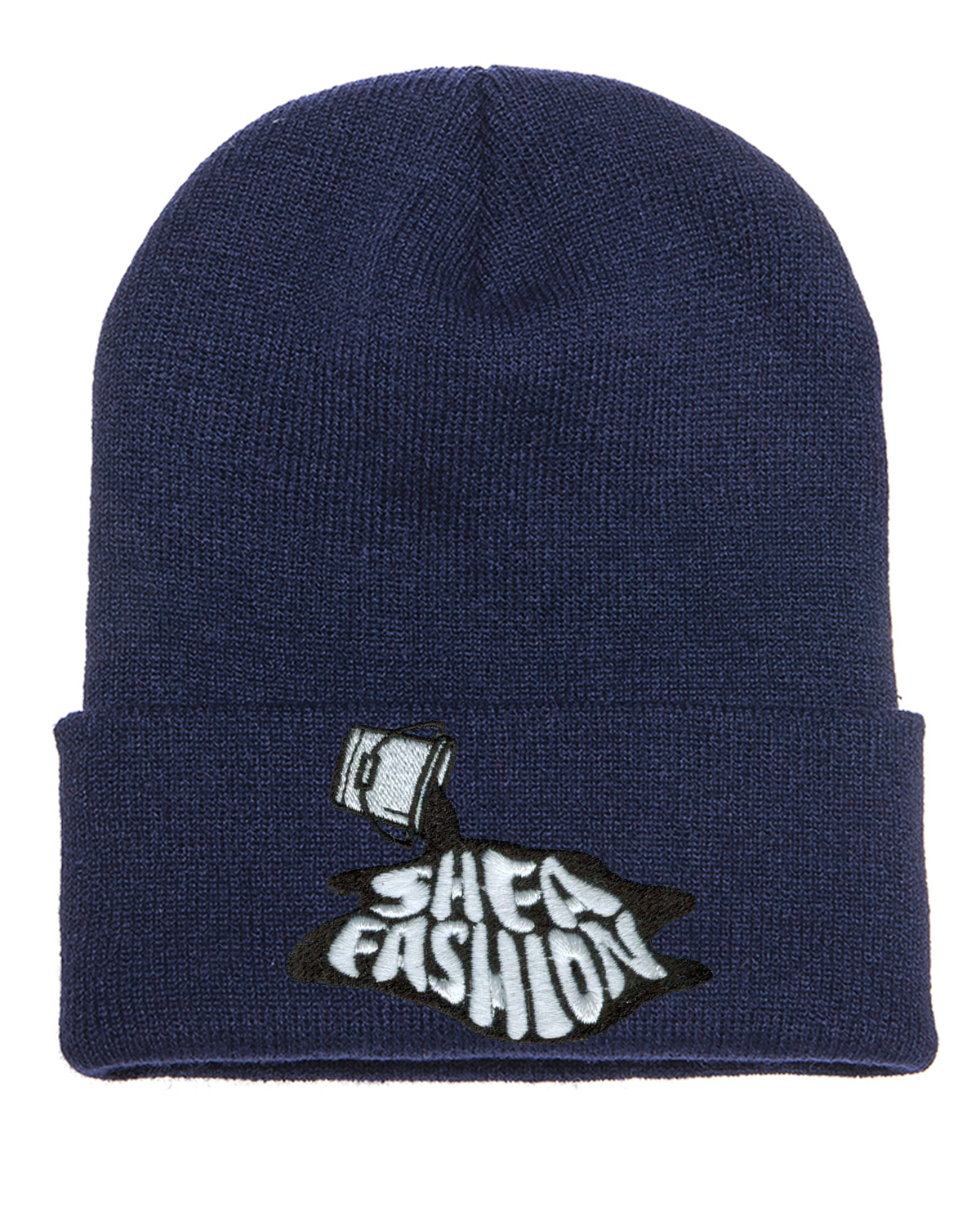 Shea Fashion Embroidered Cuffed Beanie