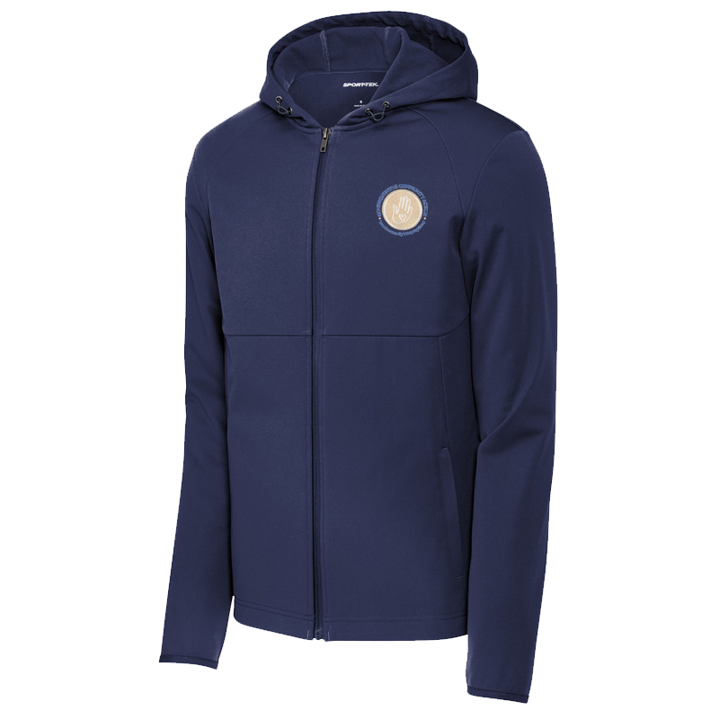 CCAP Navy Embroidered Sport-Tek Soft Shell Hooded Jacket