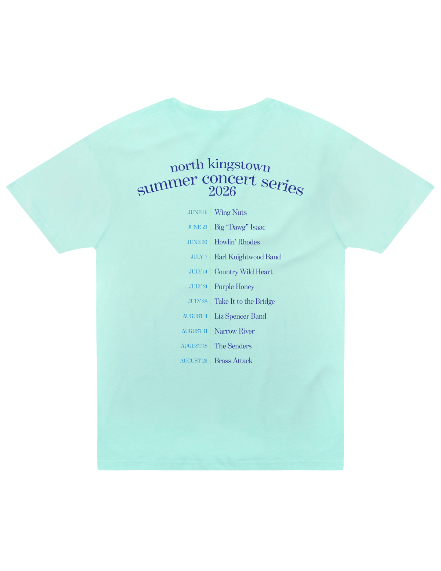 NKAC Unisex Summer Concert Series 2026 T