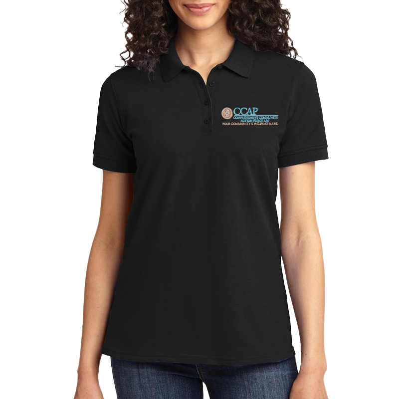 CCAP Women's Embroidered Core Blend Pique Polo
