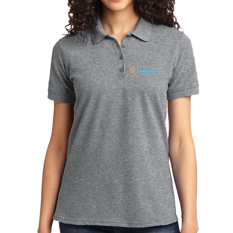 CCAP Women's Embroidered Core Blend Pique Polo