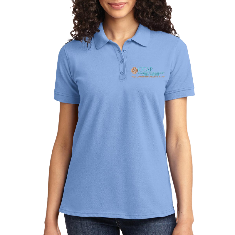 CCAP Women's Embroidered Core Blend Pique Polo