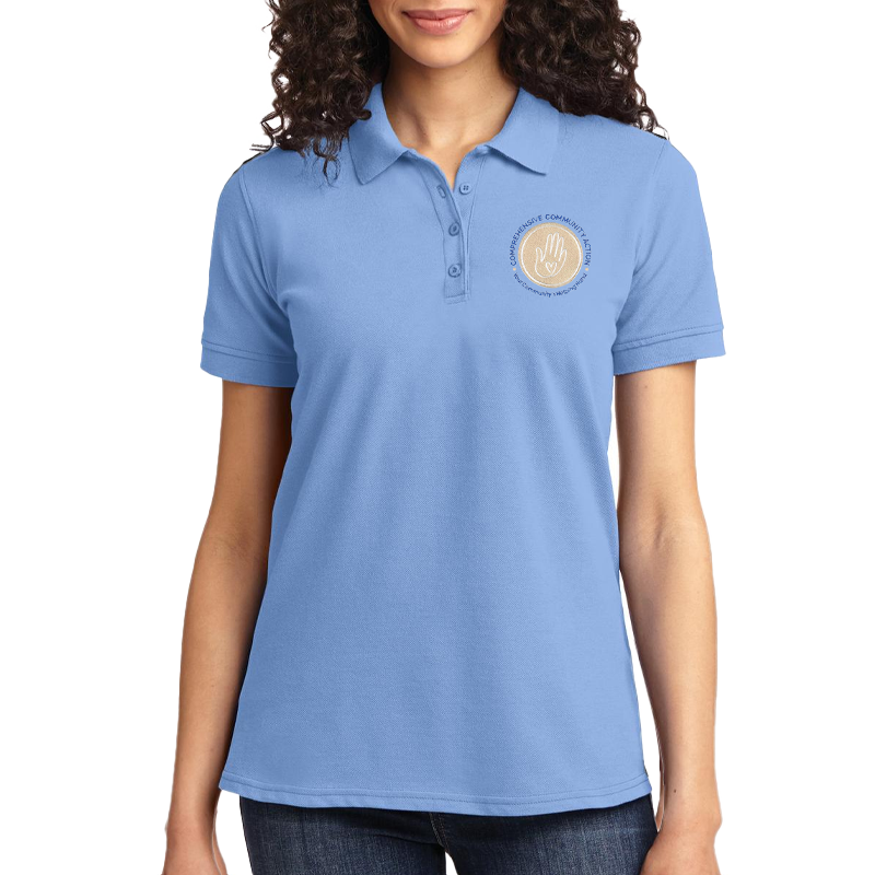 CCAP Women's Embroidered Core Blend Pique Polo