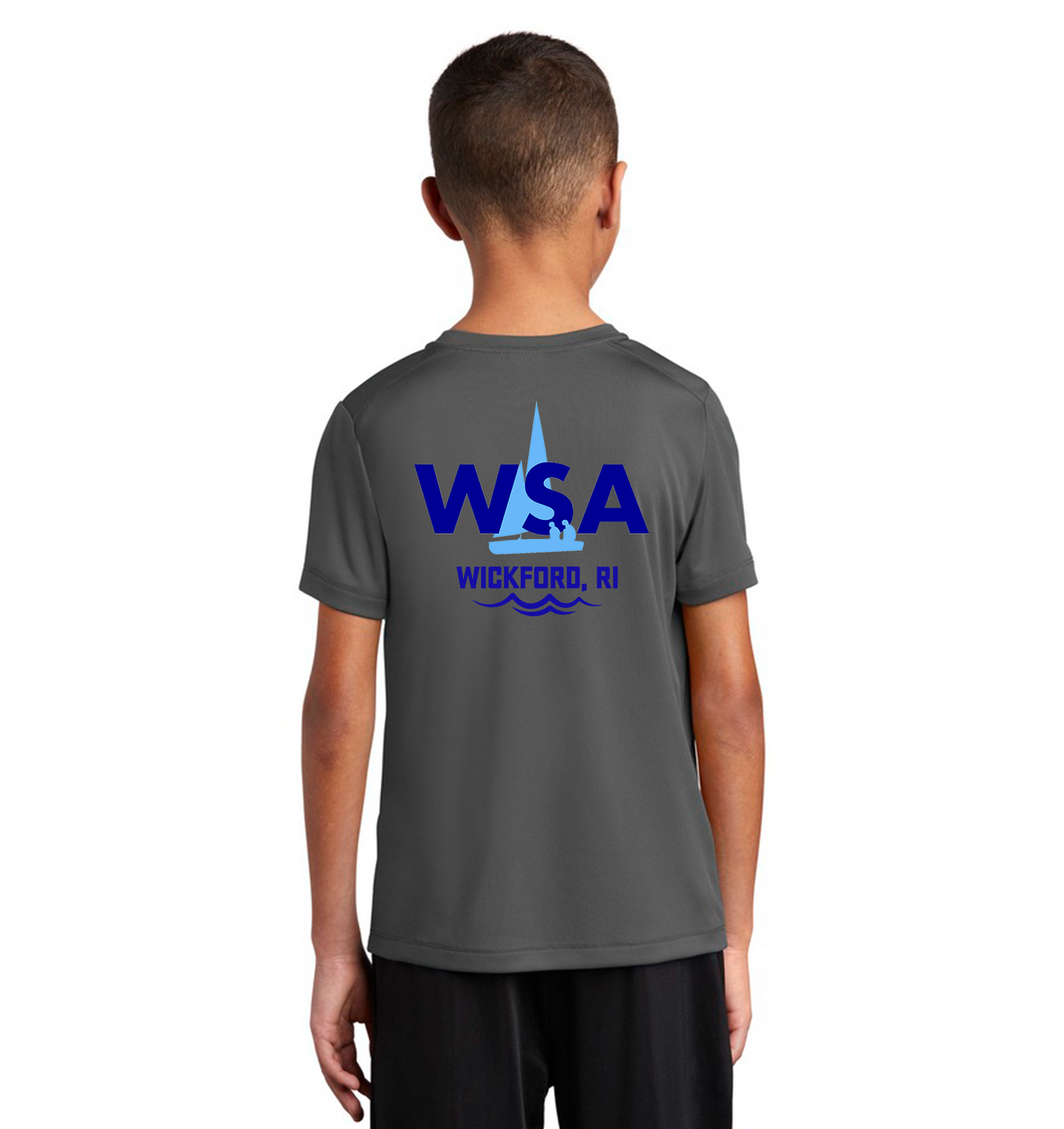 WSA SportTek Posi-UV Pro Short Sleeve Youth Tee