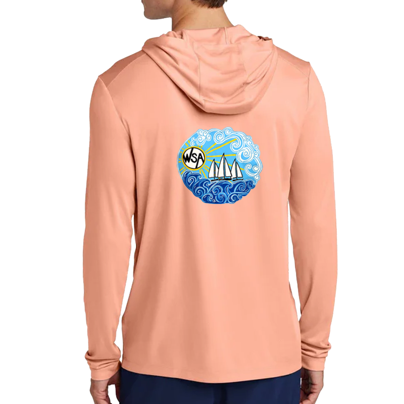 WSA SportTek Posi-UV Pro Long Sleeve Adult with hood