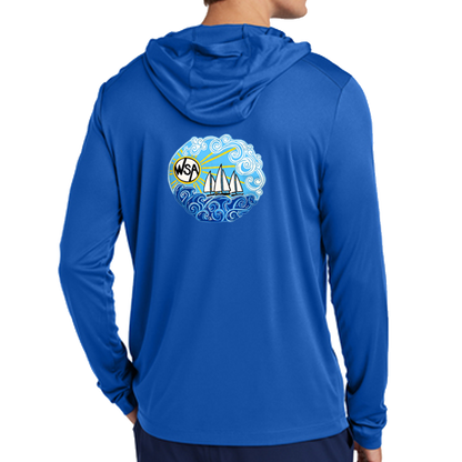 WSA SportTek Posi-UV Pro Long Sleeve Adult with hood