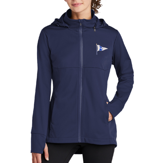 WYC Women's Embroidered Sport-Tek Soft Shell Hooded Jacket