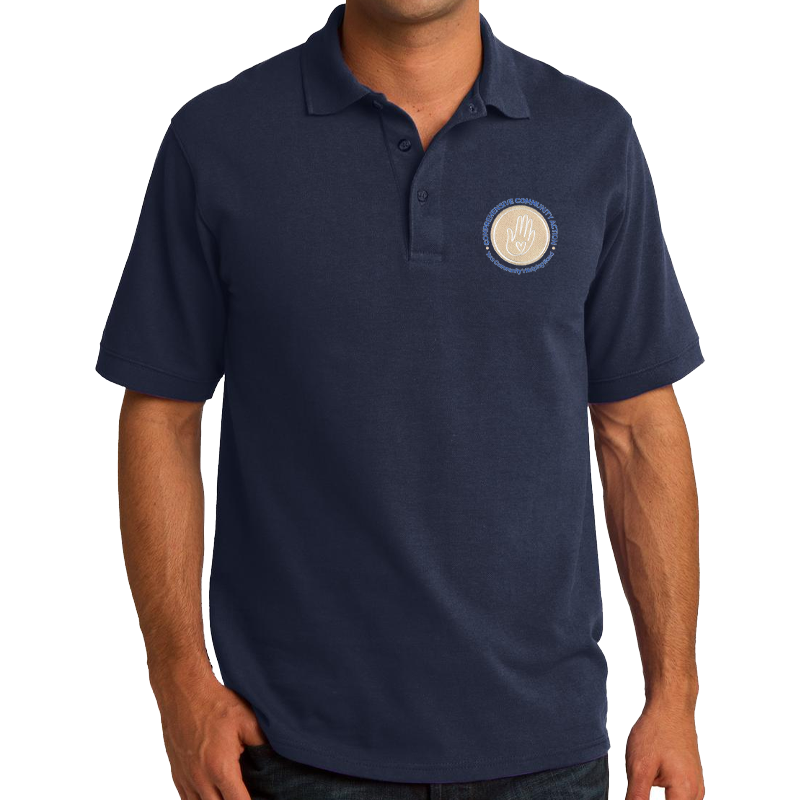 CCAP Mens Embroidered Core Blend Pique Polo