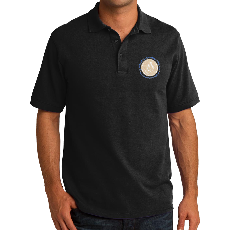 CCAP Mens Embroidered Core Blend Pique Polo