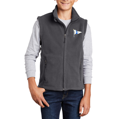 WYC Youth Embroidered Midweight Fleece Vest