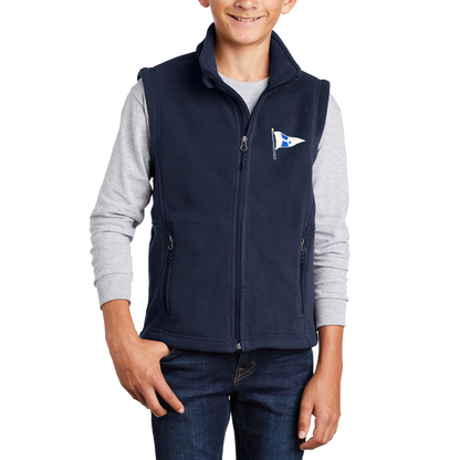 WYC Youth Embroidered Midweight Fleece Vest