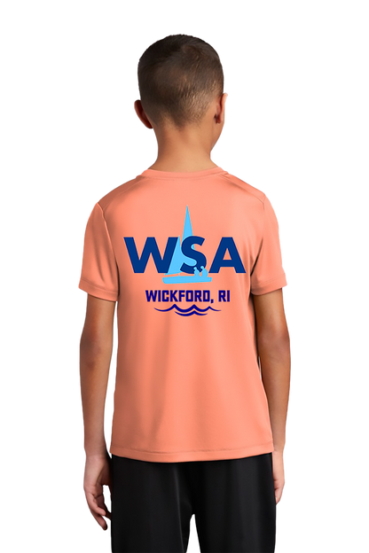 WSA SportTek Posi-UV Pro Short Sleeve Youth Tee