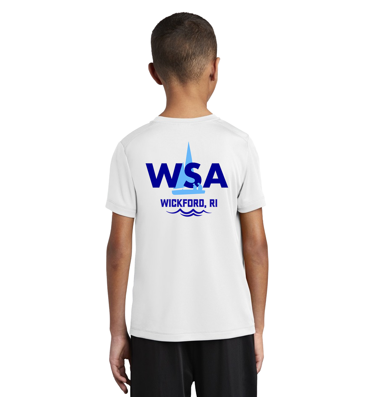 WSA SportTek Posi-UV Pro Short Sleeve Youth Tee