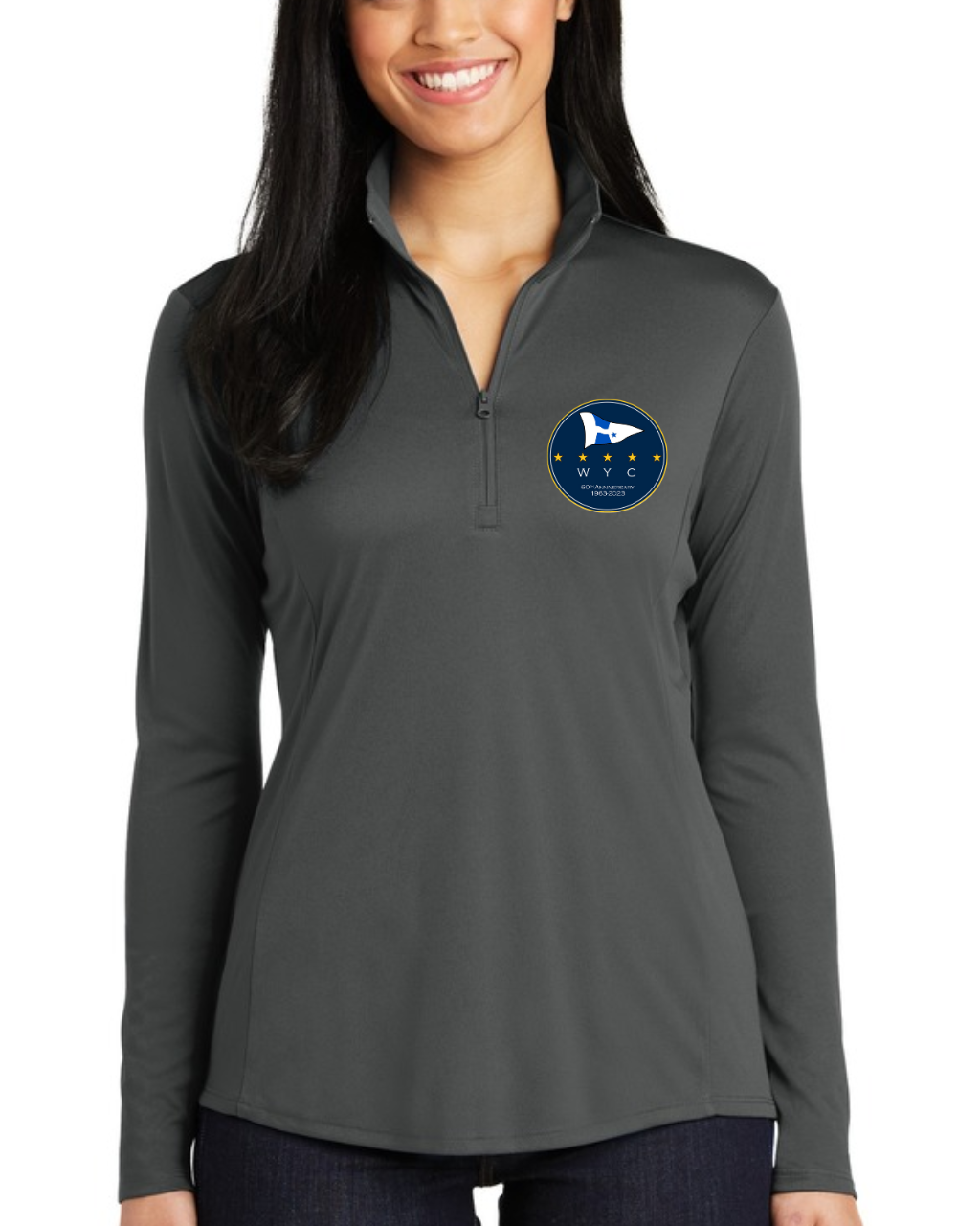 WYC Sport-Tek Ladies PosiCharge ® Competitor ™ 1/4-Zip Pullover