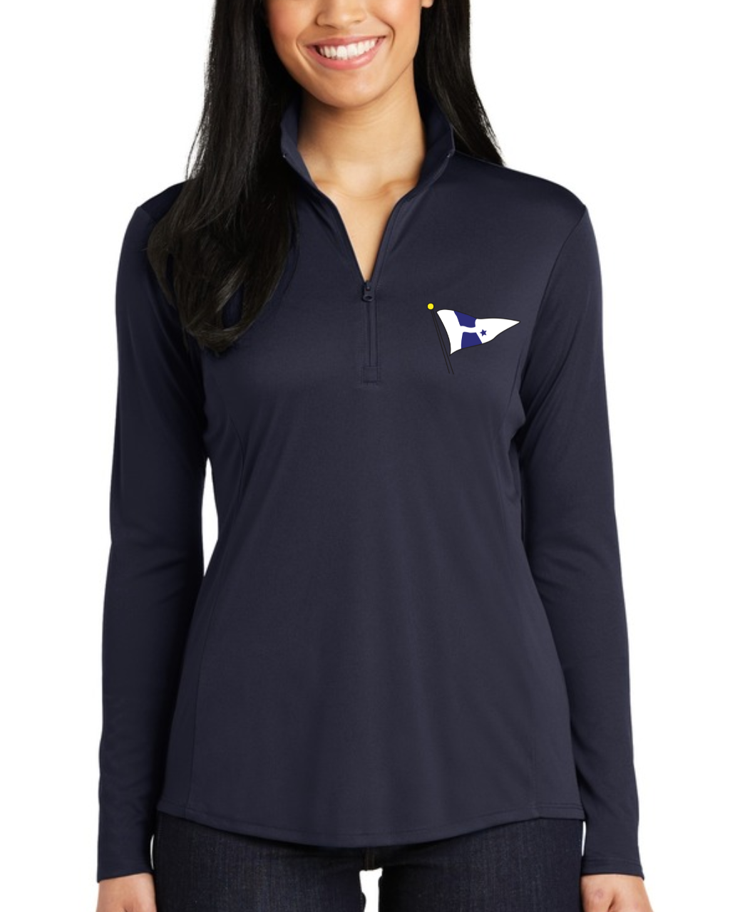 WYC Sport-Tek Ladies PosiCharge ® Competitor ™ 1/4-Zip Pullover